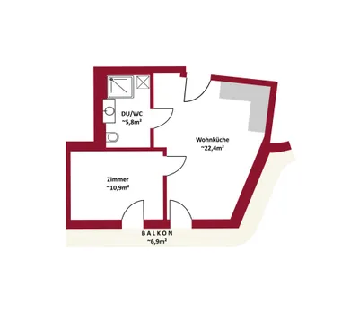 2-Zimmer-Wohnung kaufen in Wien – 46 m², € 319.900 – Bild 20 von 20