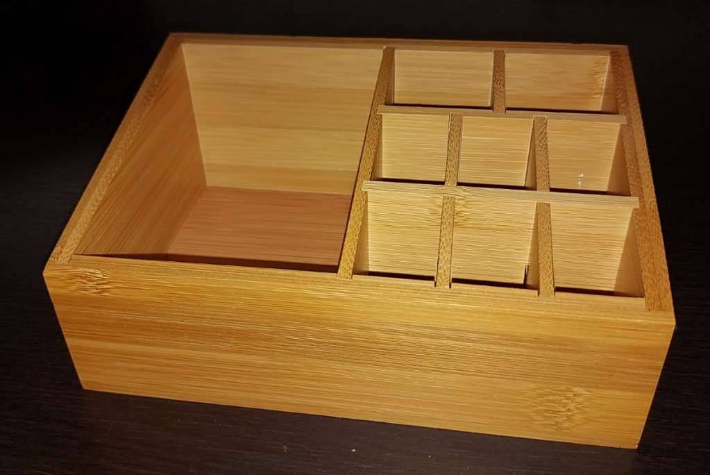 neu 4 Stck vorhanden Organizer Schminke Bro Bad Schminksachen Kosmetik  Aufbewahrung Stnder Fcher fr Schublade Schrank Korb Bambus Holz,  9,99  (5020 Salzburg) - willhaben