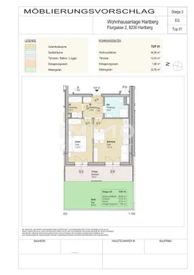 2-Zimmer-Wohnung mieten in Hartberg-Fürstenfeld – 44,06 m², € 679 – Bild 12 von 12