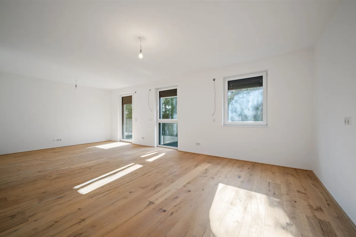 Perfekt aufgeteilte 3 Zimmer Wohnung mit 2 Balkonen und Grünblick | idyllisches Wohnen beim Hirschstettner Park - Ansicht 3