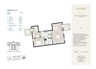 3-Zimmer-Wohnung kaufen in Wien – 72,56 m², € 420.000 – Bild 3 von 13