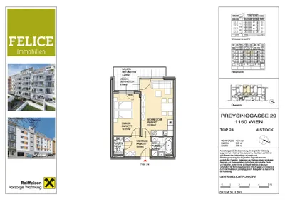 2-Zimmer-Wohnung mieten in Wien – 43,31 m², € 978 – Bild 9 von 9