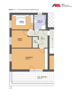 3-Zimmer-Wohnung kaufen in Graz-Umgebung – 74 m², € 359.000 – Bild 3 von 3