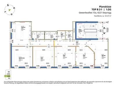 Gewerbeimmobilie mieten in Urfahr-Umgebung – 182 m², € 2.598 – Bild 5 von 5