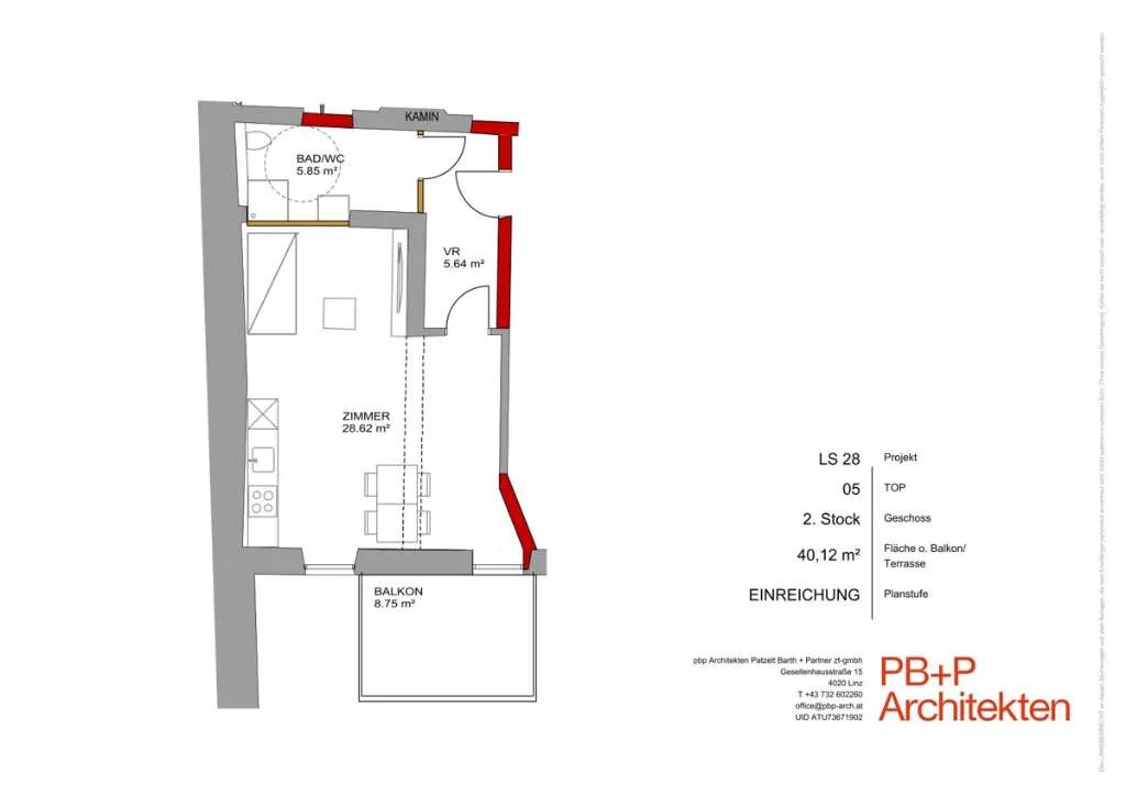 Kleine Anlegerwohnung in einer der prächtigsten Straßen der Braunauer Altstadt - Ansicht 2