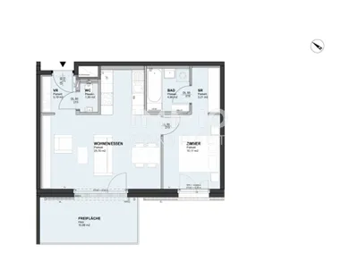 2-Zimmer-Wohnung mieten in Wien – 47,97 m², € 1.075 – Bild 37 von 37