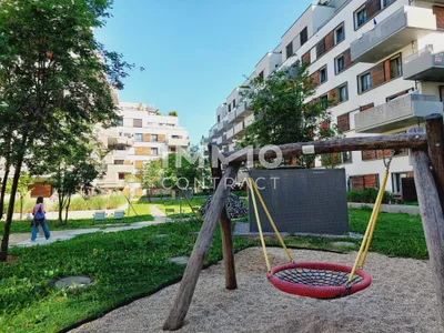 Fitness, Sauna, Garten & Gemeinschaftsraum im Haus/ Moderne 2-Zimmer-Wohnung mit Balkon nahe U2 Aspernstraße – Bild 2