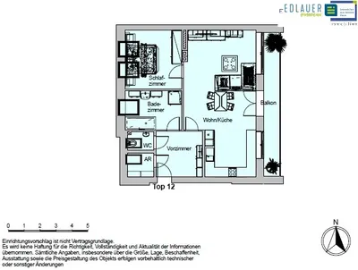 2-Zimmer-Wohnung mieten in Sankt Pölten – 72,47 m², € 897 – Bild 13 von 14