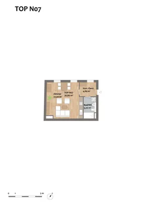 1-Zimmer-Wohnung kaufen in Korneuburg – 36,8 m², € 217.120 – Bild 9 von 14