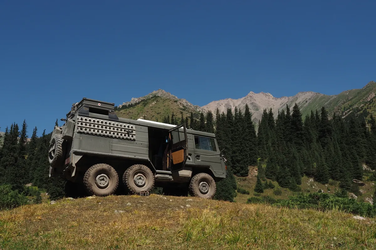 Sonstige Puch Pinzgauer 710 Offroadcamper/Expeditionsmobil