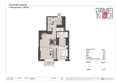 2-Zimmer-Wohnung kaufen in Spittal an der Drau – 73,5 m², € 303.000 – Bild 7 von 8