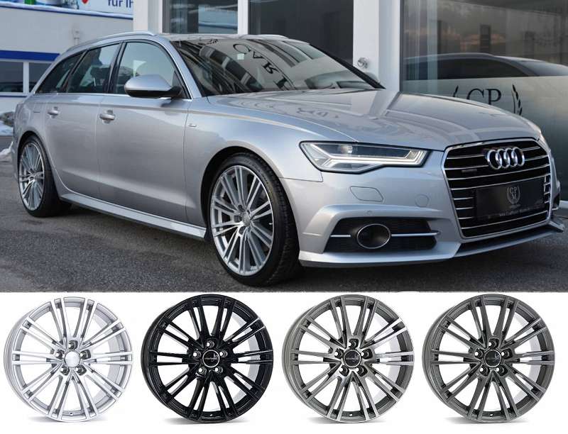 Audi S Line Felgen 18 Zoll Gutachten 17" 18" 19" 20" Wheelworld WH18 Audi S-Line Design Felgensatz (Auf