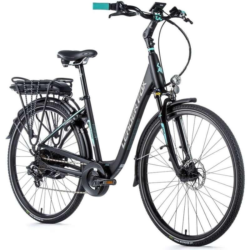 NEU Ebike Leader Fox INDUKTORA 28",2020 BLACK MATT/ LIGHT