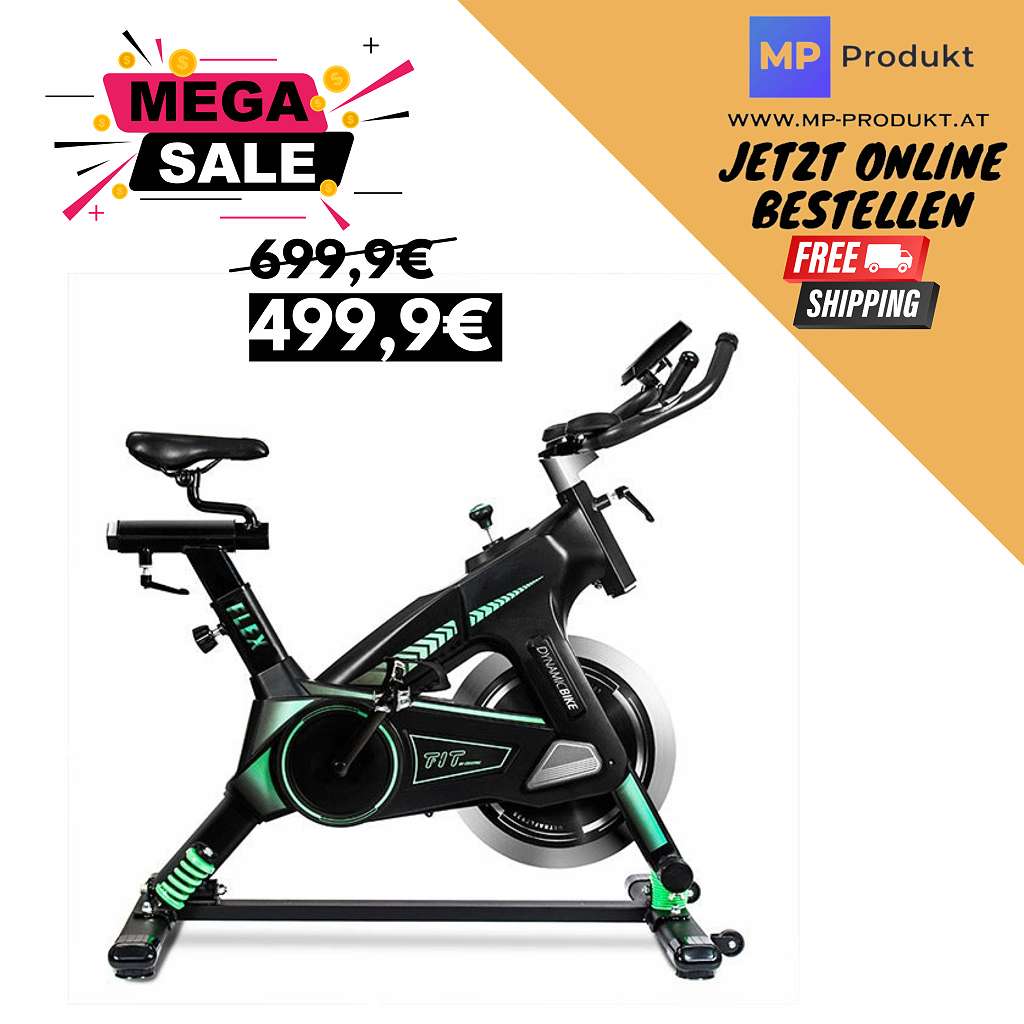 Home Indoor Cycle Fitness-Bike Heimtrainer Fahrrad Ultraflex 25kg Schwungrad 
