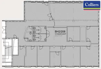 8-Zimmer-Gewerbeimmobilie mieten in Wien – 425 m², € 7.611 – Bild 8 von 9