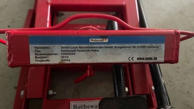 hydraulischer Motorradheber Rothewald, € 70,- (4050 Traun) - willhaben