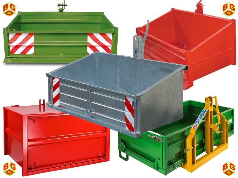 Große Auswahl Heckcontainer Mulden Transportbox von BGO für