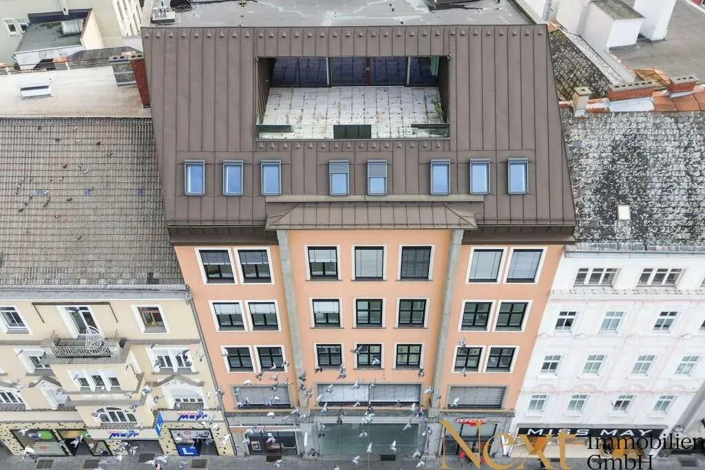 Traum-Büro mit Balkon und 2 Terrassen in perfekter Innenstadtlage zu vermieten! - Vue 3