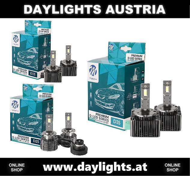 Daylights Austria - M-Tech D2S LED Plug & Play D-Series Canbus Premium  Headlight 6000K Duobox
