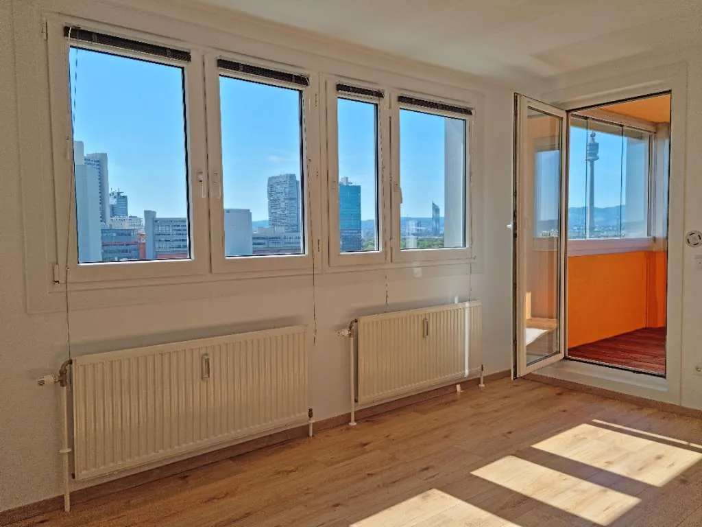 2 Zimmer Wohnung Nähe U1 Station Alte Donau, mit herrlicher Aussicht