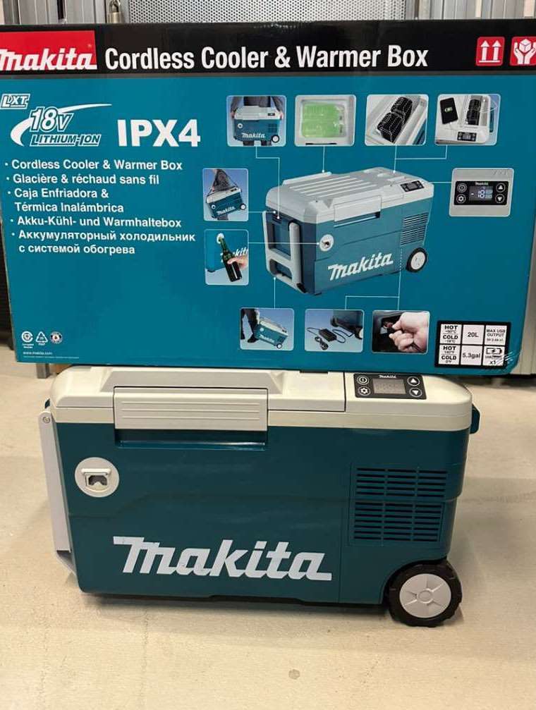 (verkauft) Makita DCW180Z Akku-Kühl- und Wärmebox Li-ion LXT 2x18V, ohne  Akku Z