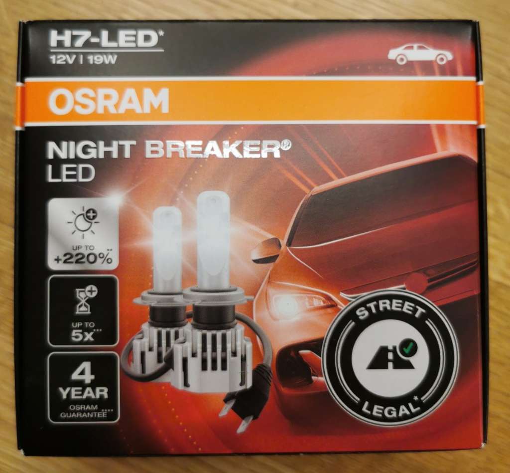 Osram H7-LED Night Breaker, € 80,- (5412 Puch bei Hallein) - willhaben