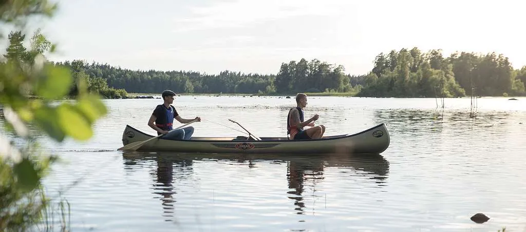 Aluboot Linder INKAS KANUS 465 Canadier Kanu Paddelboot Angelboot ...