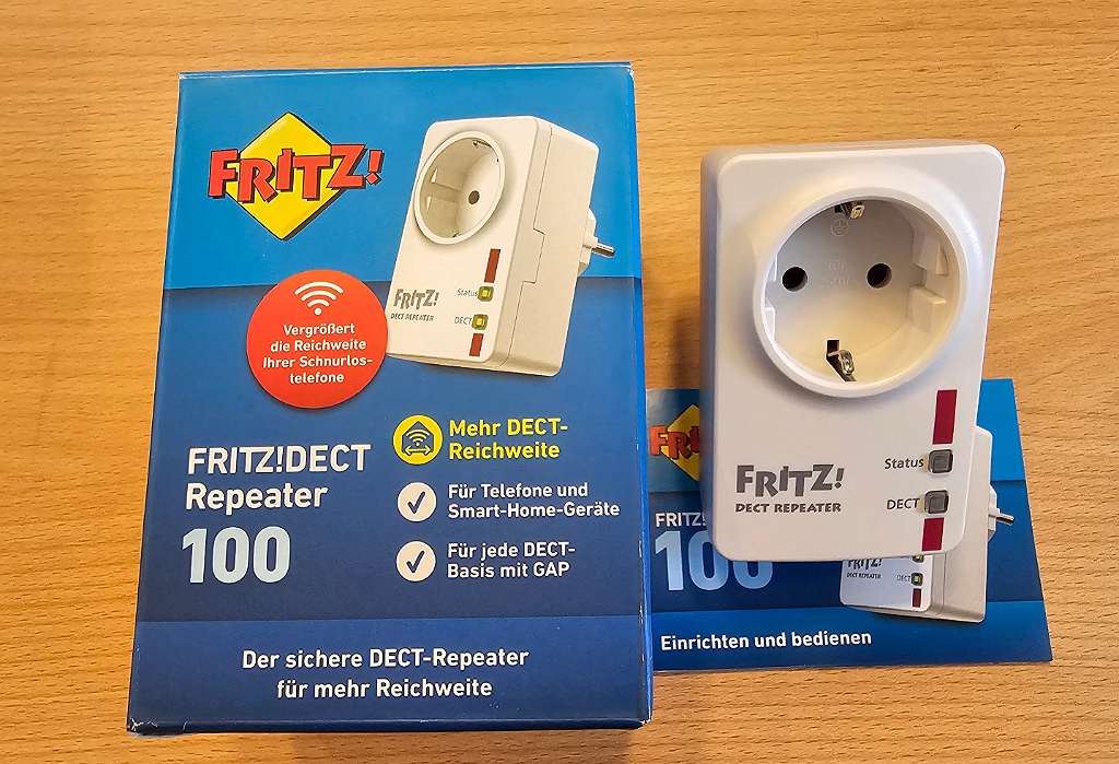 AVM FRITZ! DECT Repeater 100 in OVP, € 45,50 (9554 St. Urban) - willhaben