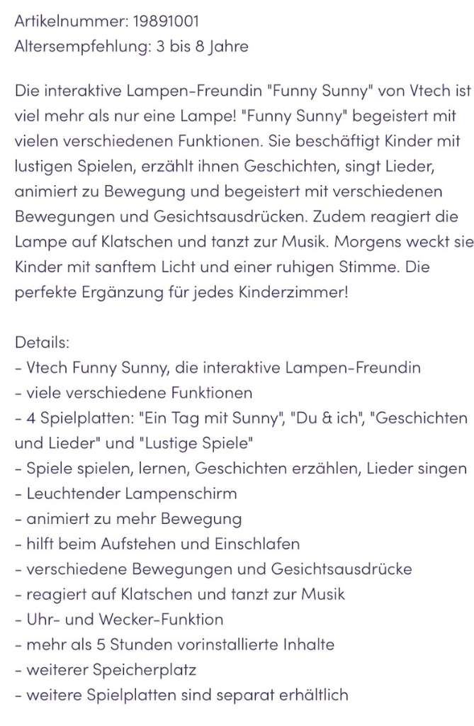 Vtech Funny Sunny, € 28,- (8600 Bruck an der Mur) - willhaben
