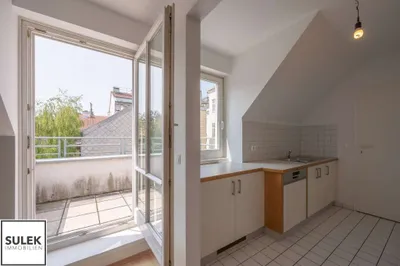** Top gepflegte 4 Zimmer Dachgeschoss Wohnung mit Alleinutzung 3er hofseitigen Terrassen - Maisonette Wohnung - Nähe Bahnhof Gersthof ** ab sofort ** – Bild 2