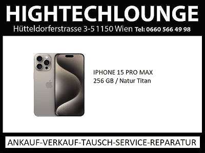 Apple iPhone 15 Pro Max DE (256GB) titan natur - Enzinger