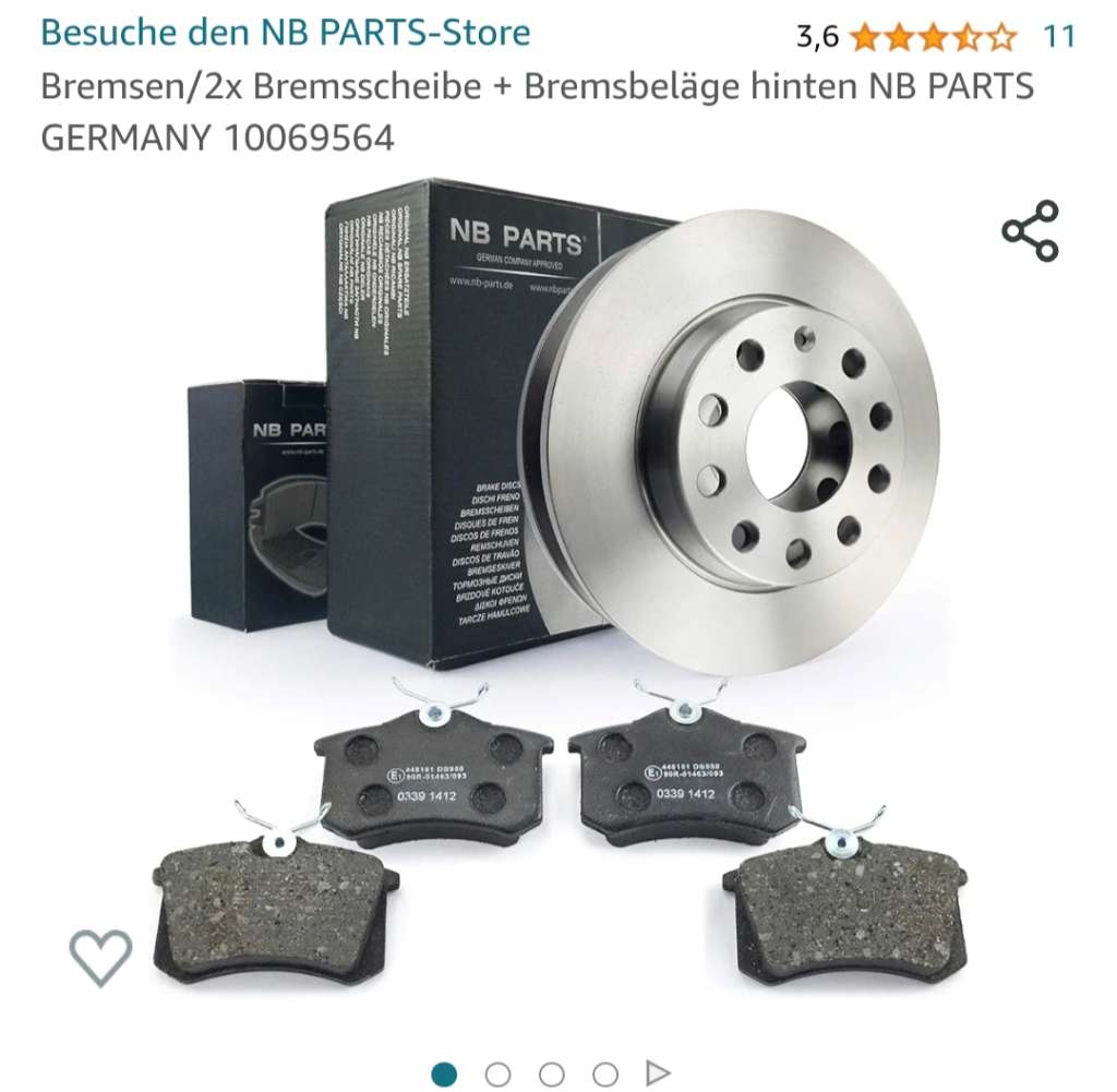 original Audi RS4 B7 Bremsscheibensatz RS 4 Bremsen Bremsscheiben