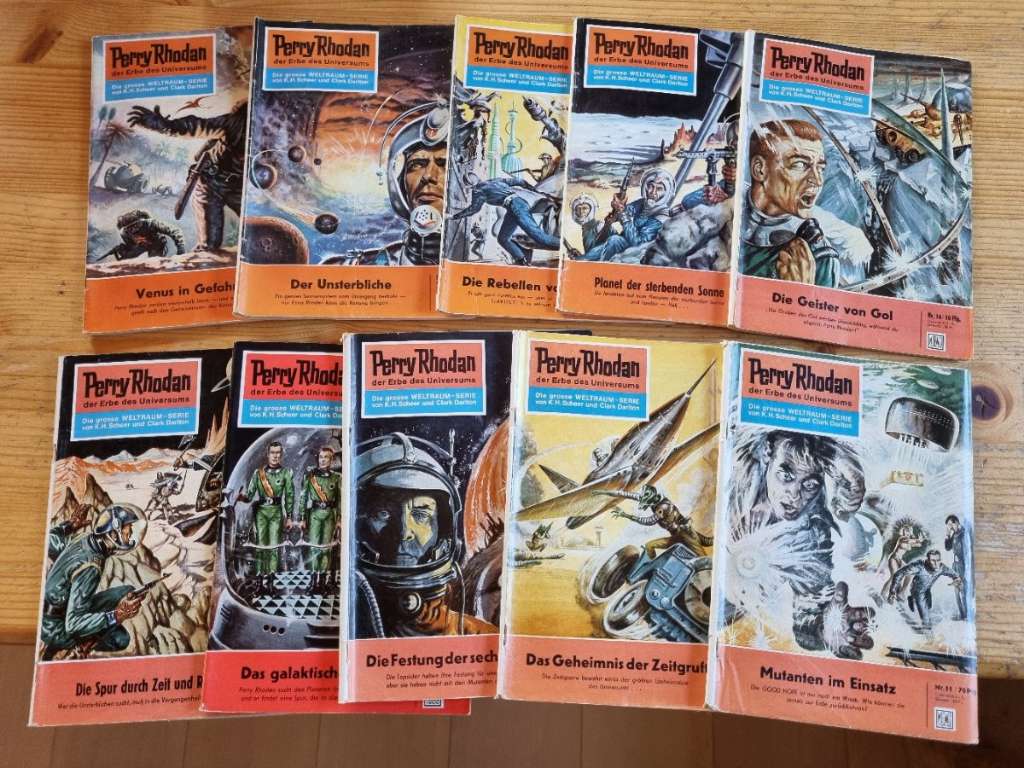 Perry Rhodan Hefte hotsell komplett von Nr. 93 bis 1199