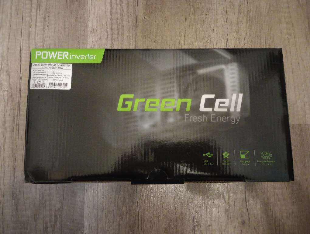 Green Cell Wechselrichter Spannungswandler 24V auf 230V 1000W