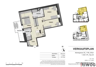 4-Zimmer-Wohnung kaufen in Wien – 144,14 m², € 1.250.000 – Bild 33 von 34