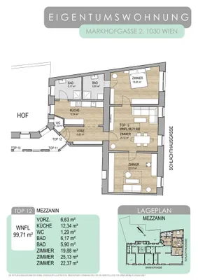 3-Zimmer-Wohnung kaufen in Wien – 100,96 m², € 549.000 – Bild 26 von 26