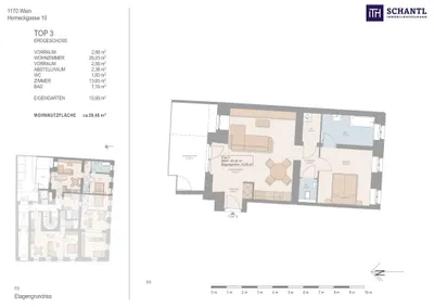 2-Zimmer-Wohnung kaufen in Wien – 59,48 m², € 299.000 – Bild 6 von 11