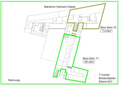Gewerbeimmobilie mieten in Wien – 907 m², € 15.515 – Bild 3 von 3