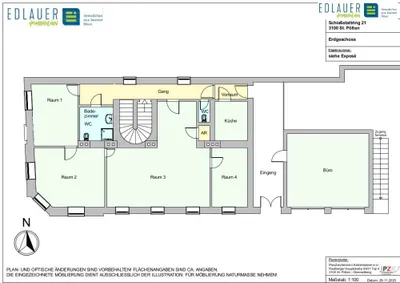 8-Zimmer-Gewerbeimmobilie mieten in Sankt Pölten – 300 m², € 3.330 – Bild 8 von 11
