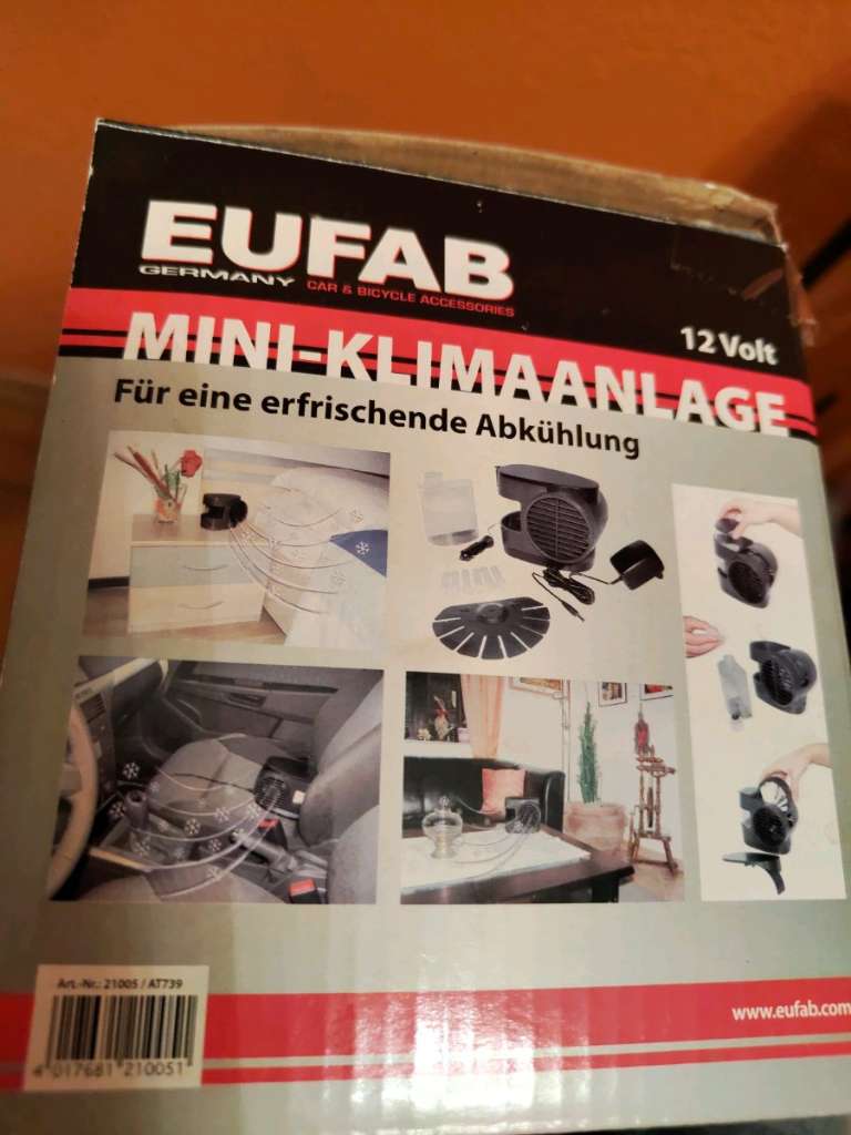 Eufab 21005 Mini-Klimaanlage 12 V, 230 V