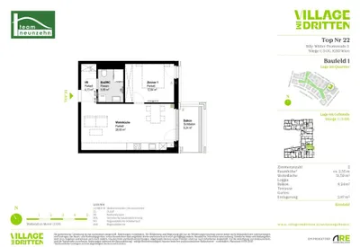 2-Zimmer-Wohnung mieten in Wien – 51,59 m², € 1.199 – Bild 29 von 29