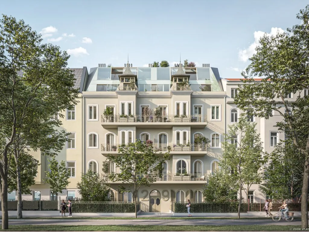 MAISON 29 - L'art de vivre | Hofseitiger Balkon mit 16 qm I Fernwärme I 2. Liftstock I U-Bahn-Nähe! - Ansicht 2