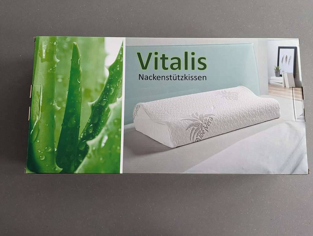 VITALIS Aloe Vera Visco-Nackenkissen mit Gelpad,  29,- (1120 Wien) -  willhaben