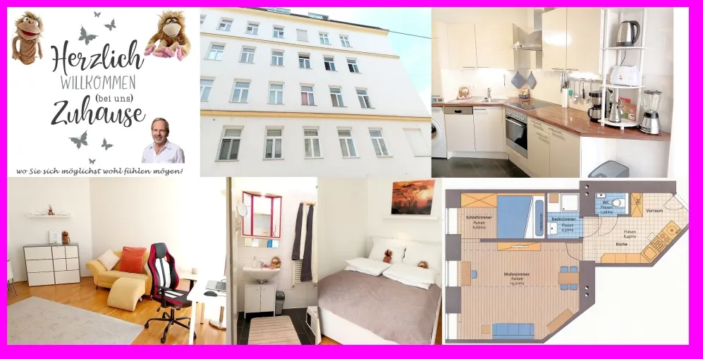 Übergangswohnen ALL-IN 1 Preis + Provisionsfrei + komplett ausgestattet + lichtdurchflutet + Wohnen auf Zeit + Hauptbahnhofnähe + 38m² kompakt + ideal aufgeteilt für 1-2 Personen + Kurzzeitmiete von privat + 1. Liftstock + einziehen + wohlfühlen., Wien