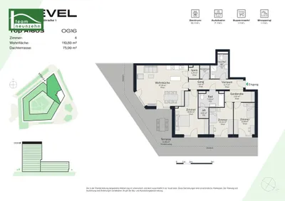 4-Zimmer-Wohnung mieten in Graz – 119,89 m², € 3.099 – Bild 32 von 32