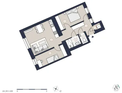 3-Zimmer-Wohnung kaufen in Wien – 60,57 m², € 495.000 – Bild 6 von 6