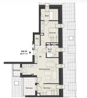 3-Zimmer-Wohnung kaufen in Wien – 88,97 m², € 705.000 – Bild 10 von 11