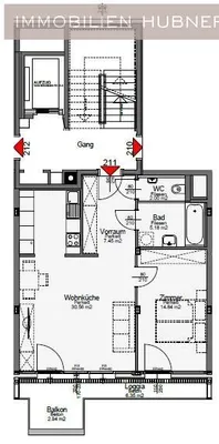 2-Zimmer-Wohnung mieten in Wien – 66,38 m², € 1.141 – Bild 10 von 12