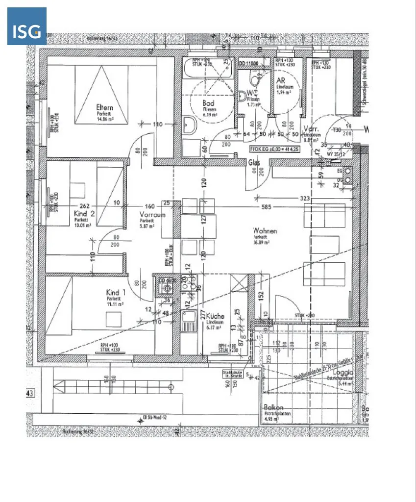 Objekt 403: 4-Zimmerwohnung in Sankt Veit im Innkreis, St. Veit Nr. 56, Top 3 - Ansicht 2