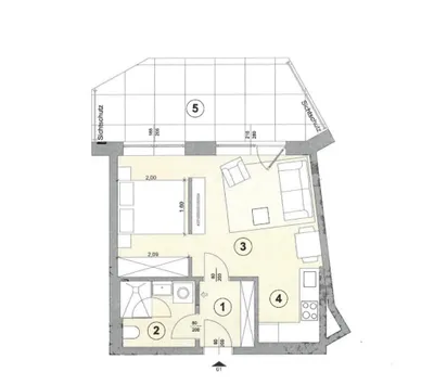 2-Zimmer-Wohnung mieten in Wien – 42 m², € 969 – Bild 10 von 10